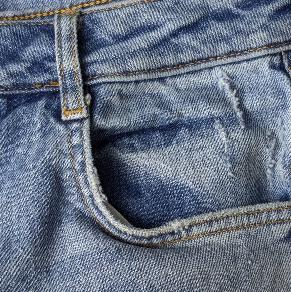 Anthropologie • Pilcro A-Line Denim Bermuda Shorts Culottes - Picture 9 of 10